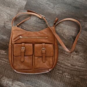 Market & Spruce Brown Faux Leather Purse NWOT